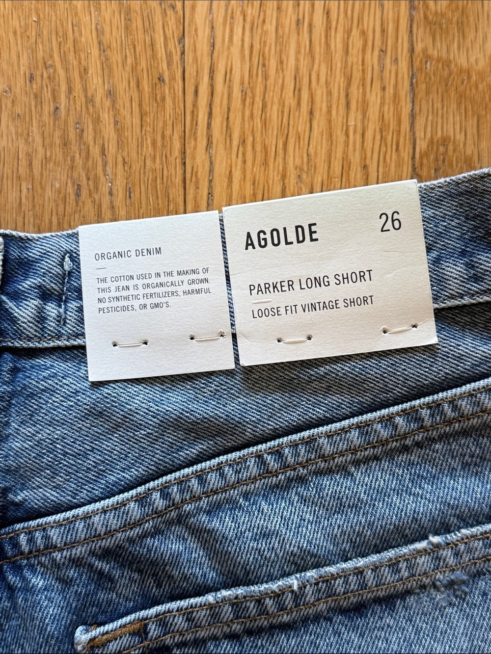 Agolde Parker Long Short NWT Size 26 - Picture 6 of 6